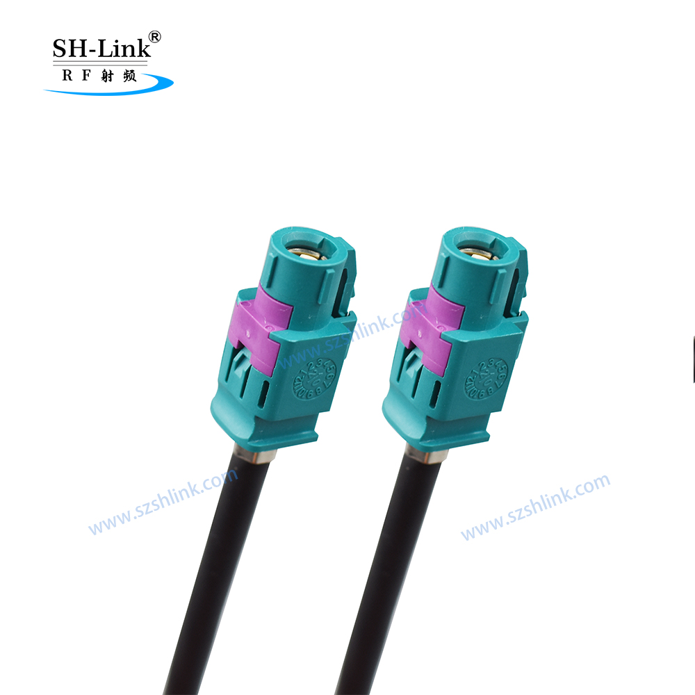 RF Coaxial Hsd Female Jack to Jack Cable Assembly 100 Ohm